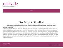 Tablet Screenshot of makz.de